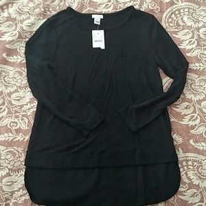 Jcrew factory lightweight sweater/blouse NWT